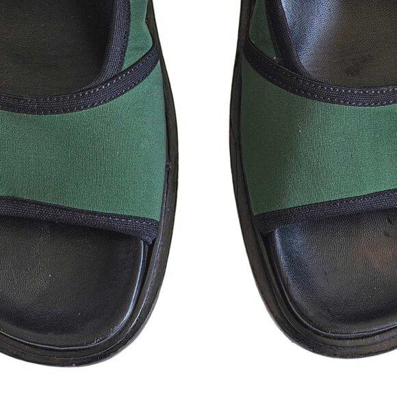 MARNI GREEN FUSSBETT NYLON SANDALS (35.5) - Picture 10 of 10